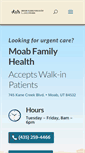 Mobile Screenshot of moabfamilyhealth.com